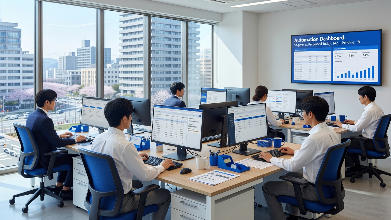 物流業のネットワーク事例
